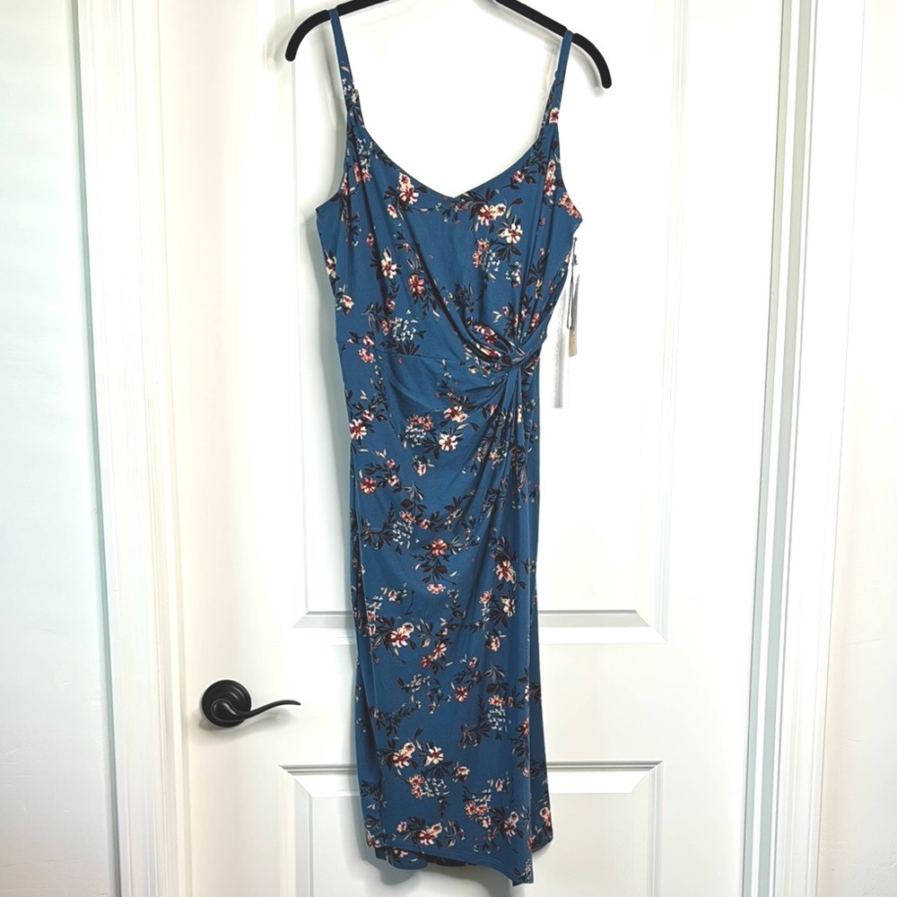 Nine Britton Vivienne Floral Blue Dress LP